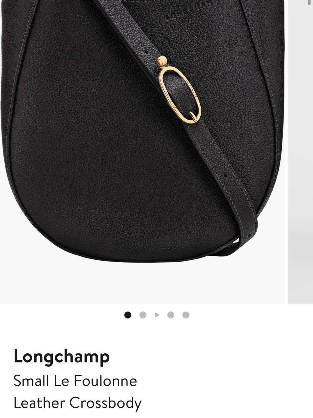 Longchamp Small Le Foulonne Leather Crossbody Bag - NWOT - have receipt